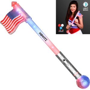 American Flag Flashing LED Wand - AH1710