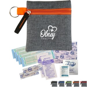 Heathered First Aid Kit w/ Internal Meds - EV1016