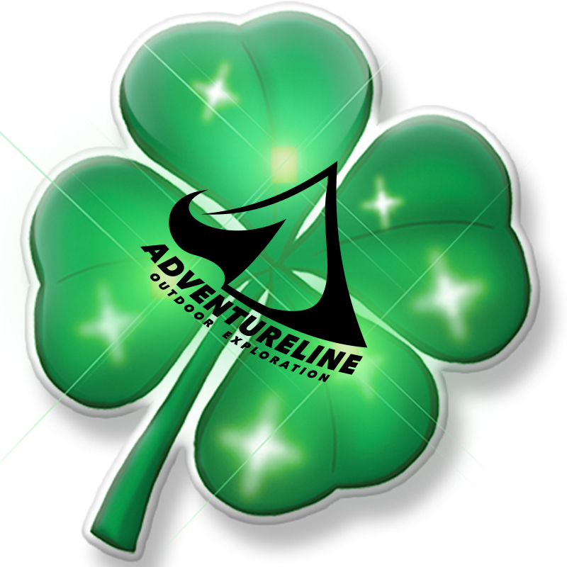 Product Photo 1 Four Leaf Clover Flashing LED Lapel Pin