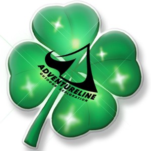 Four Leaf Clover Flashing LED Lapel Pin - AH1505