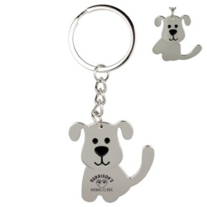 Swinging Dog Metal Key Chain - MY2272