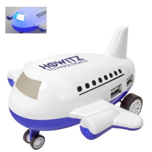 Airplane Light-Up 4-Port USB Hub - MY2275