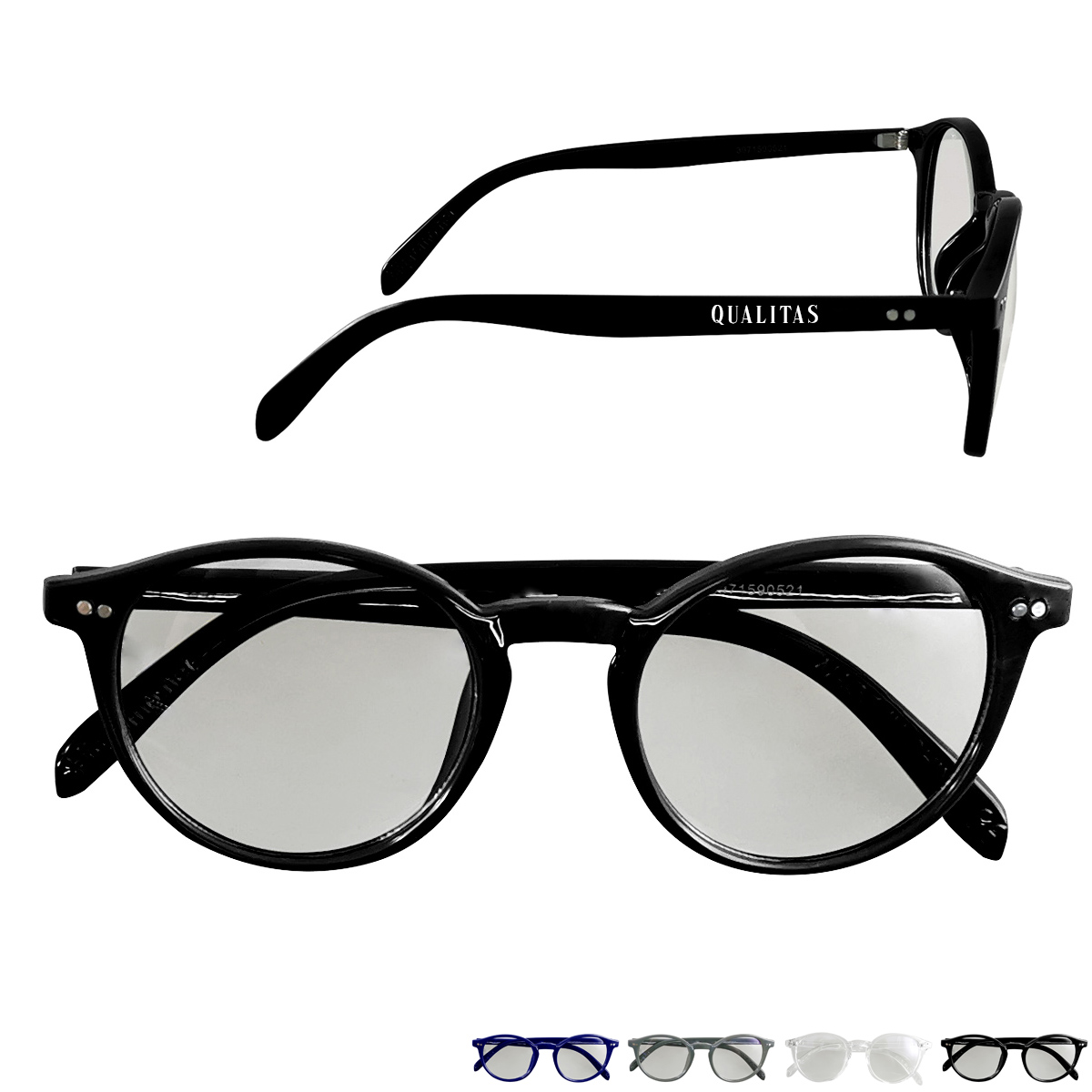 Product Photo 1 Round Blue Light Blocking Glasses - CLOSEOUT!