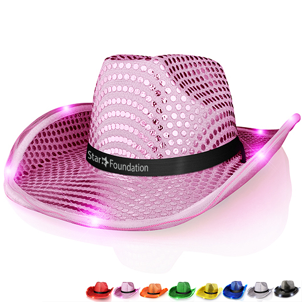 Product Photo 1 Light Up Sequin Cowboy Hat