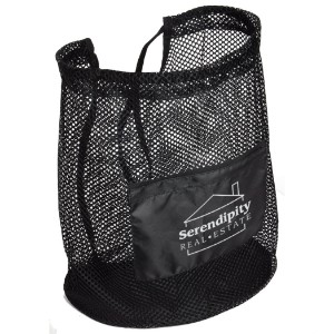 Flex Mesh Polyester Drawstring Bag - AR9484