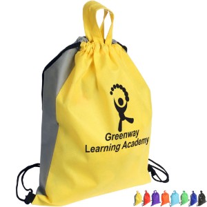 Glide Right Non-Woven Drawstring Backpack - AR9487