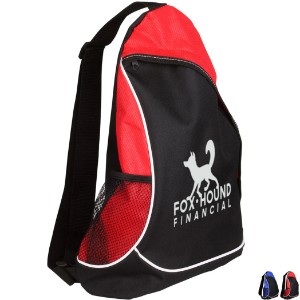 Natural Curve Polyester & Non-Woven Sling Backpack - AR9492