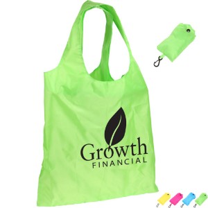 Spring Sling Folding Polyester Reusable Tote Bag - AR9516
