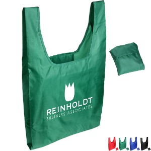 Tide Twister Folding Polyester Reusable Tote Bag - AR9524