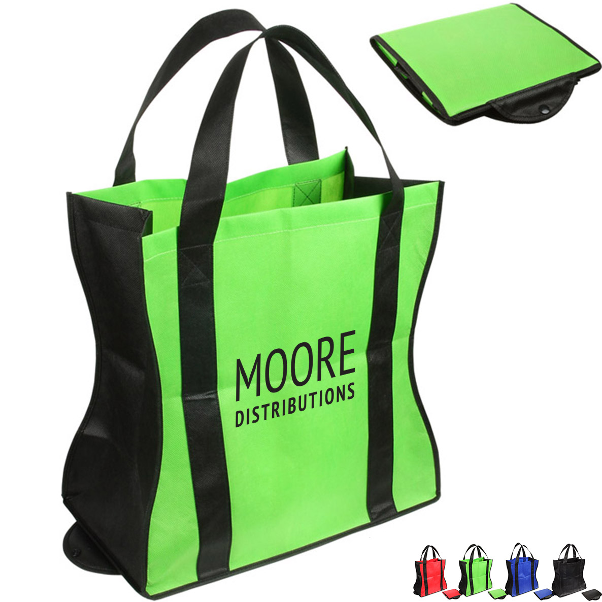 Product Photo 1 Wave Rider Non-Woven Folding Tote Bag