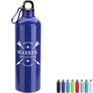Atrium Single-Wall Aluminum Bottle, 25oz. - AR9542