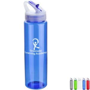 Velo PET Bottle w/ Flip-Up Lid, 32oz. - AR9587