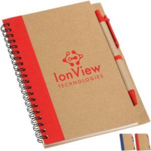 Promo Write Recycled Notebook w/ Ballpoint Pen, 7-1/8" x 5-3/8" - AR9607