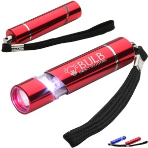 Aluminum Scope LED Flashlight w/ Carrying Strap - AR9700