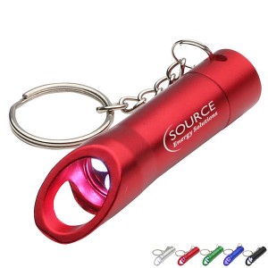 Aluminum LED Light w/ Bottle Opener & Key Chain - AR9714