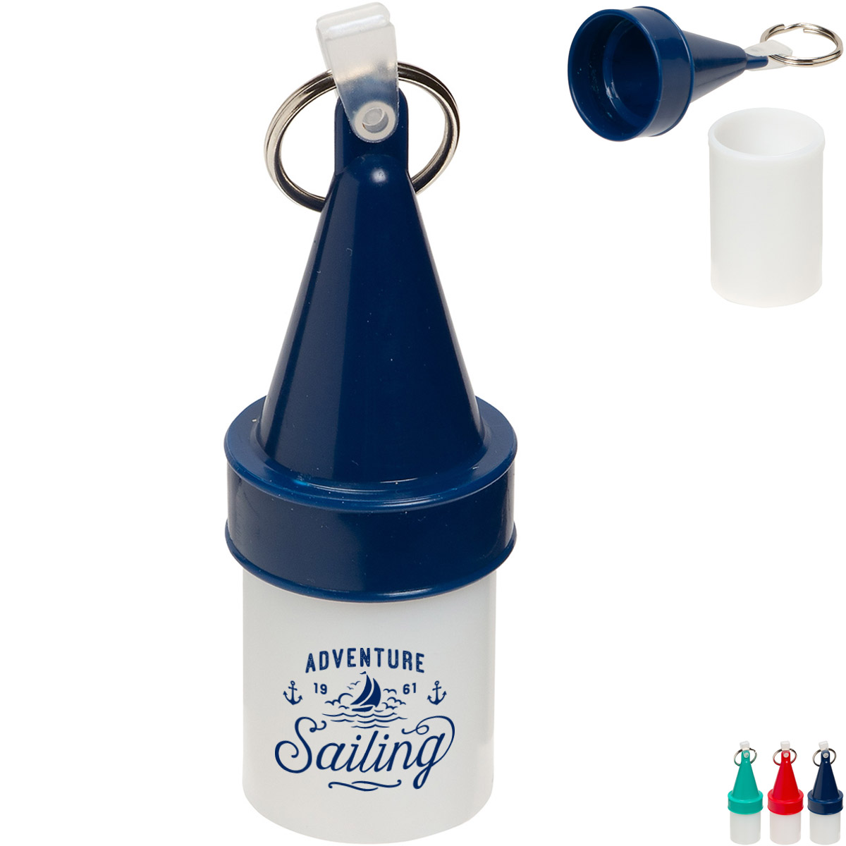 Product Photo 1 Floating Buoy Waterproof Container w/ Key Ring