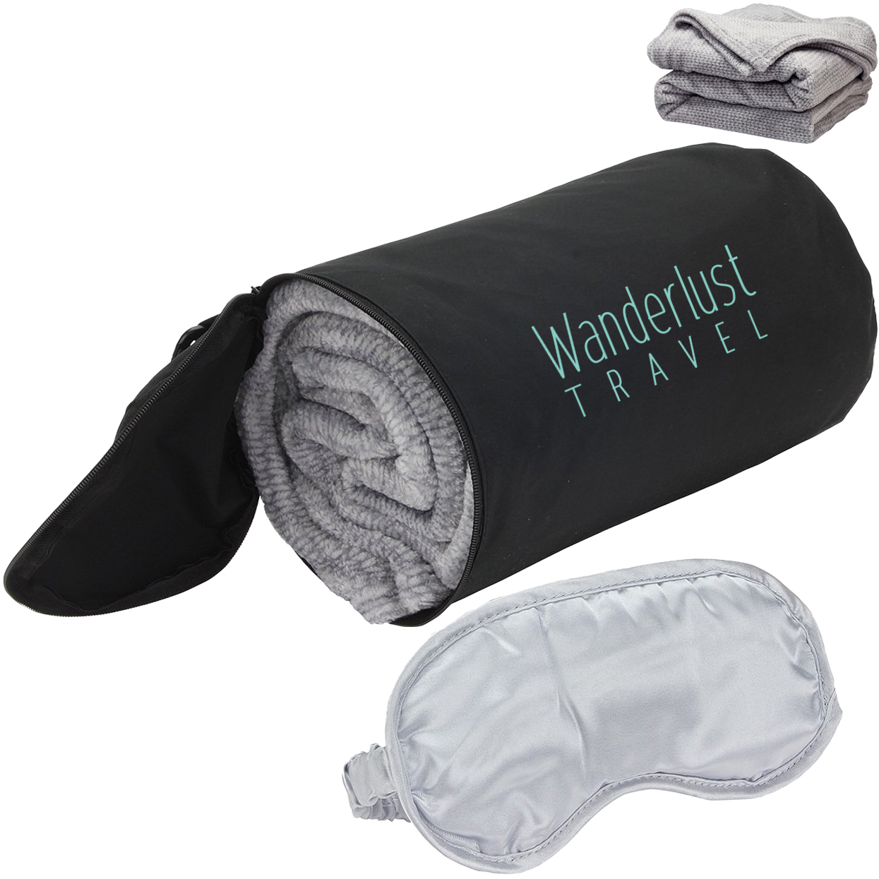 Product Photo 1 AeroLOFT™ Travel Blanket w/ Sleep Mask
