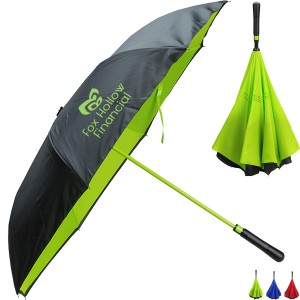 Skyline Two-Tone Inversion Umbrella, 44" Arc - AR9768