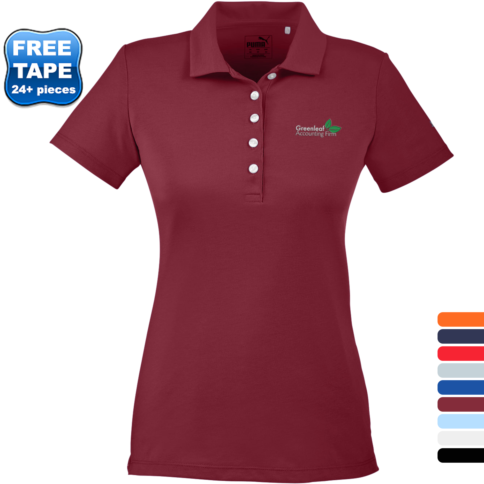Product Photo 1 PUMA® Golf Fusion Moisture-Wicking Poly/Cotton Ladies' Polo