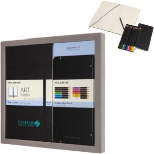 Moleskine® Sketchbook & Watercolor Pencils Coloring Kit - GM1108