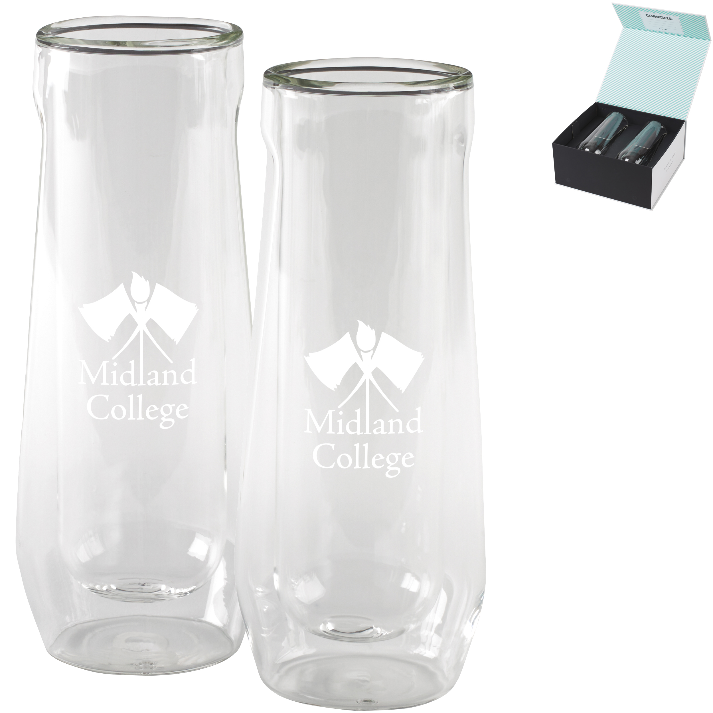 Product Photo 1 Corkcicle® Flute Glass Gift Set