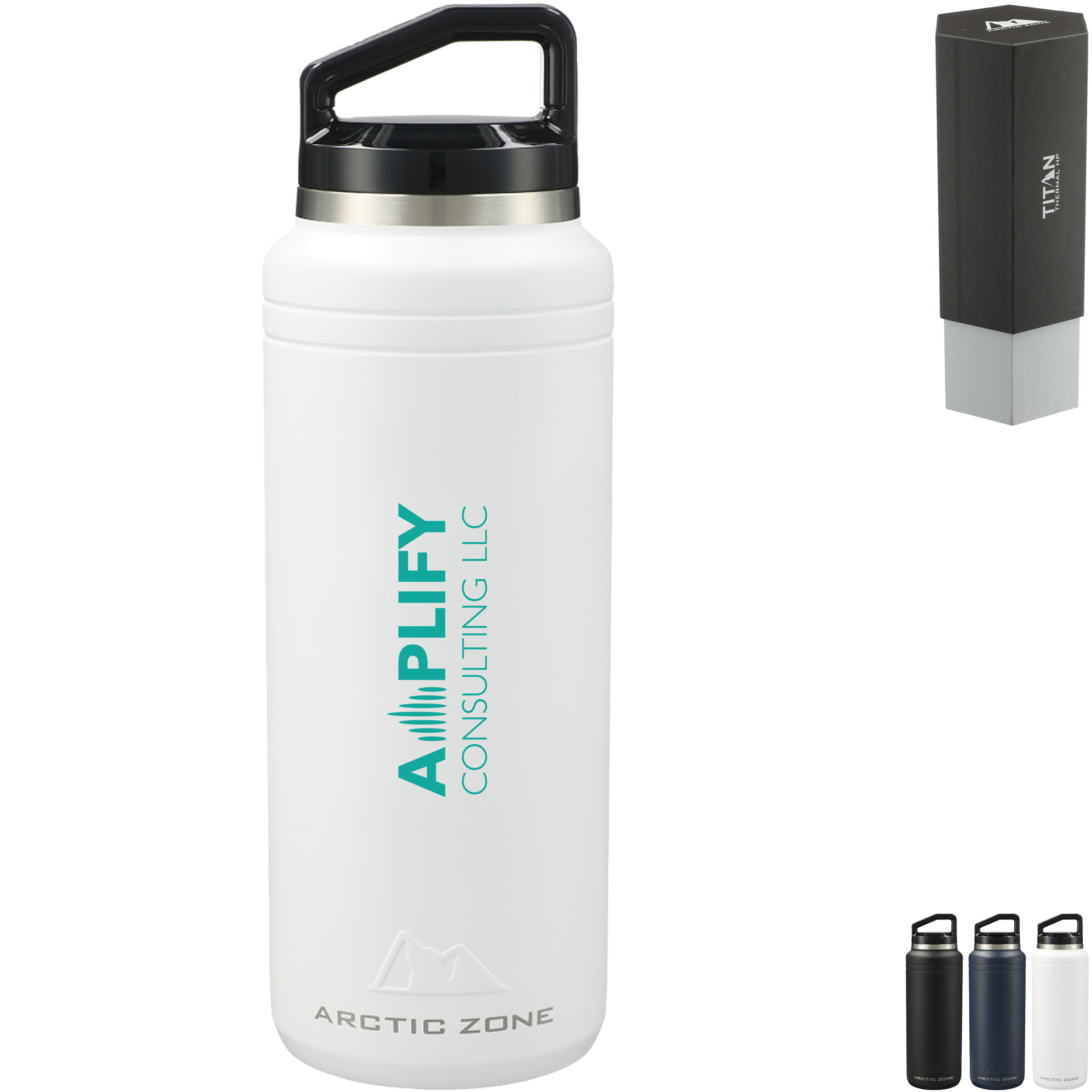 Product Photo 1 Arctic Zone® Titan Thermal HP® Double Wall Vacuum Insulated Copper Bottle, 32oz.