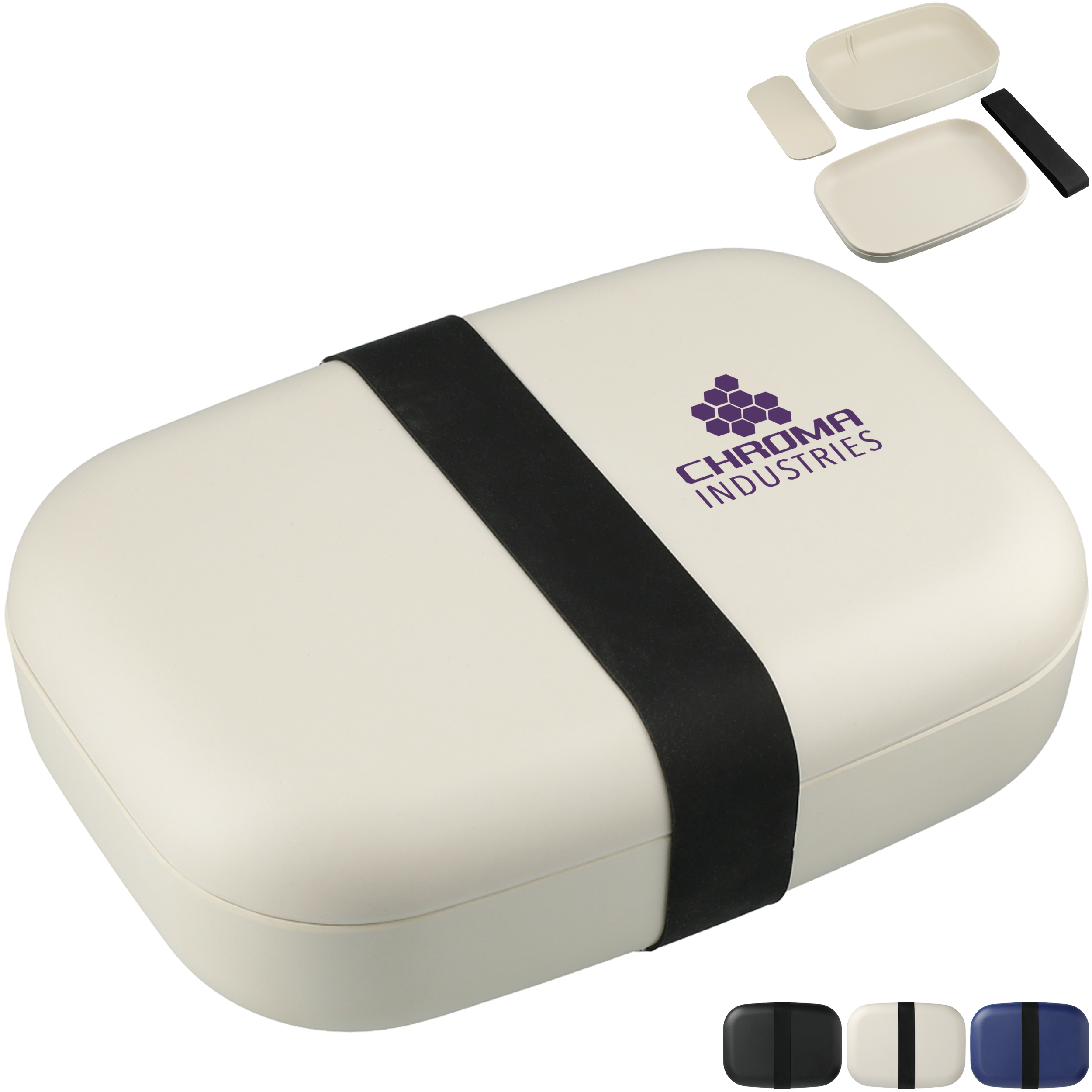 Product Photo 1 EKOBO® Rectangular Bamboo Fiber Bento Box