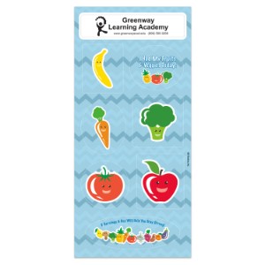 Healthy Eating Children's Sticker Sheet - GI3015