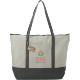 Repose 10oz. Recycled Cotton Zippered Tote