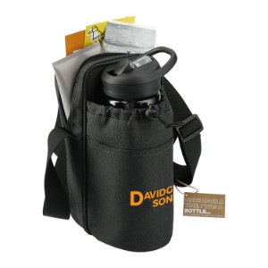 Traveler RPET Adjustable Bottle Sling Cooler w/ Pouch - LD2068