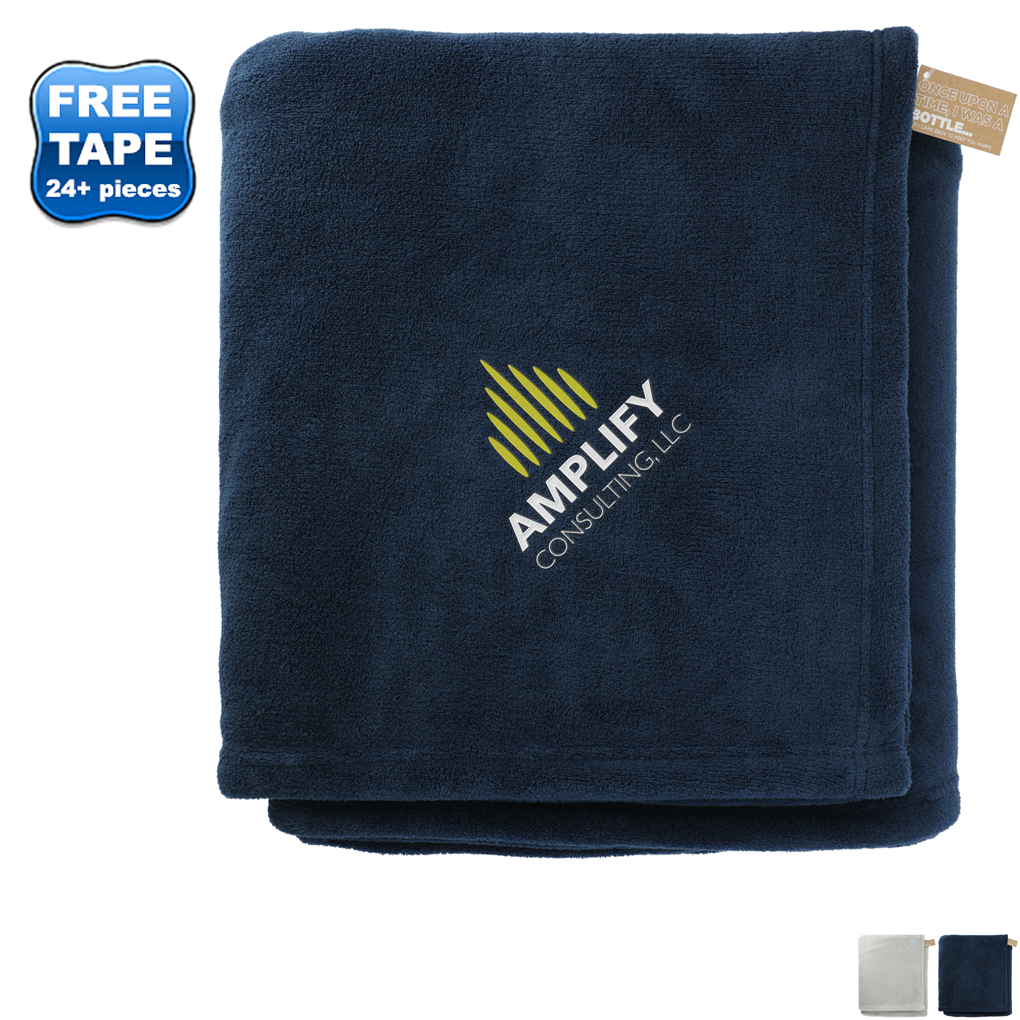 Product Photo 1 Recycled PET Oversized Coral Fleece Blanket, 60" x 70"