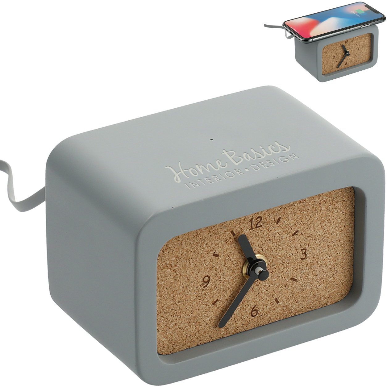 Product Photo 1 Set in Stone Wireless Charging Desk Clock