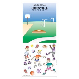 Sports Peel 'N Play Children's Sticker Sheet - GI3040