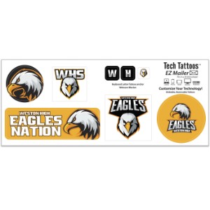 EZ Mailer Tech Tattoo Sticker Sheet - GI3060