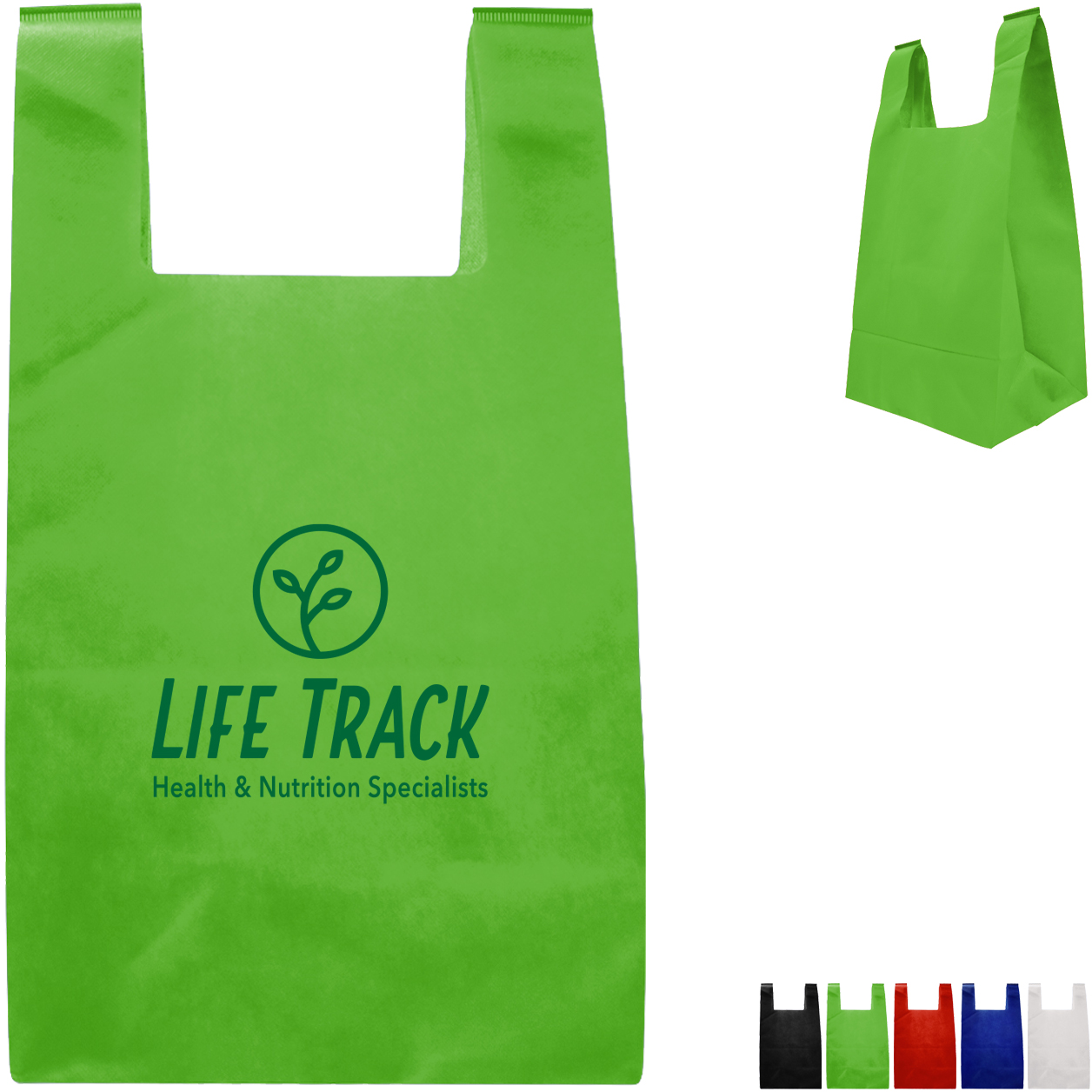 Product Photo 1 Reusable T-Shirt Style Non-Woven Tote Bag