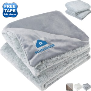 Luxe Faux Fur Throw Blanket, 50" x 70" - GM1146