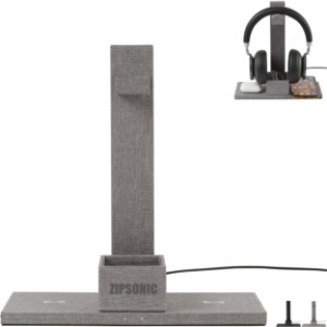 Truman Dual Wireless Charger & Headphone Stand - GM1138