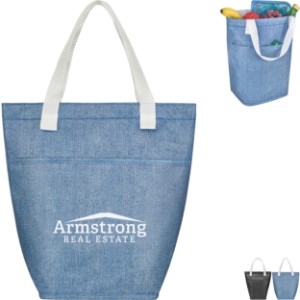 Sami Recycled Laminated Non-Woven 10-Can Mini Tote Cooler - GM1266