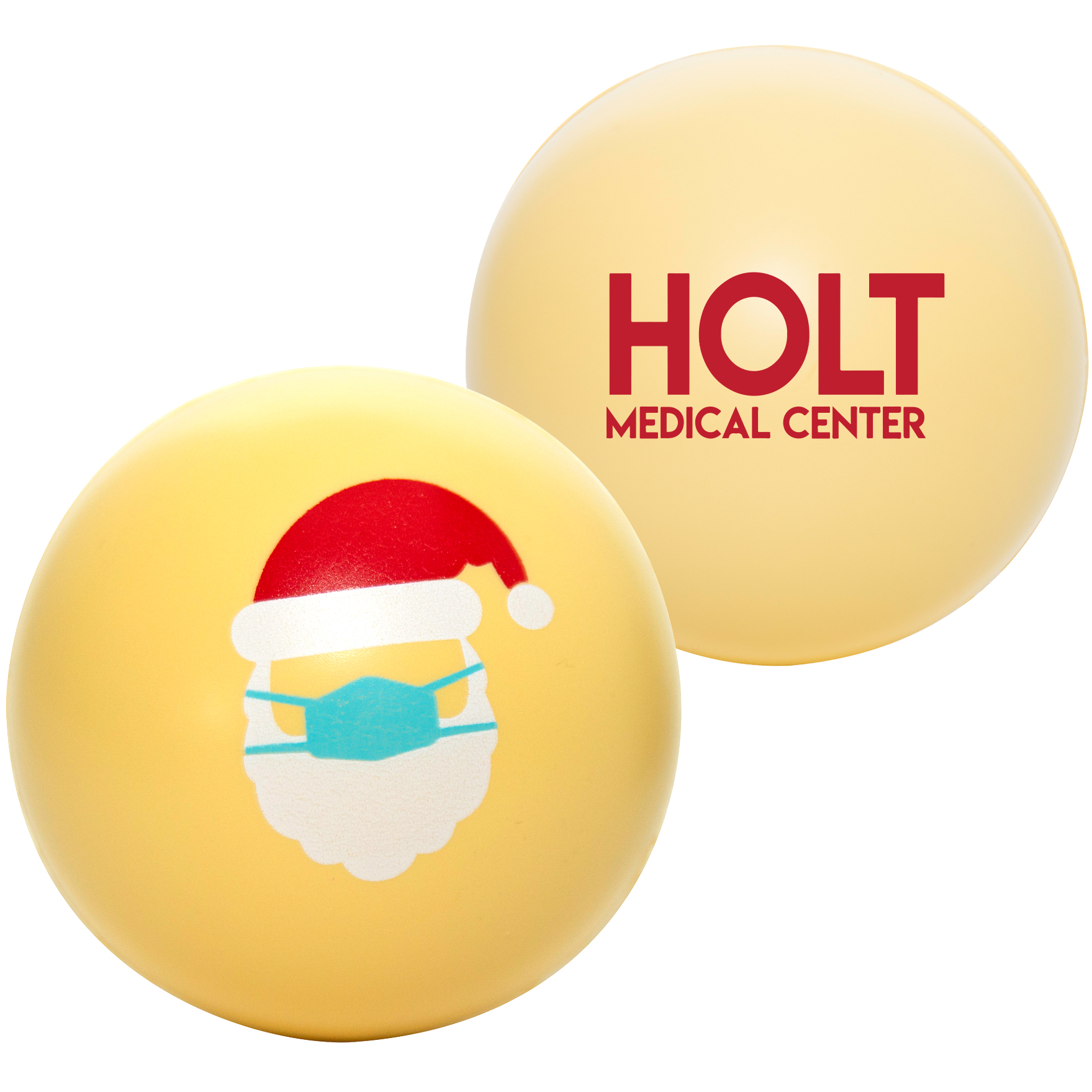 Product Photo 1 Holiday PPE Santa Stress Reliever Ball