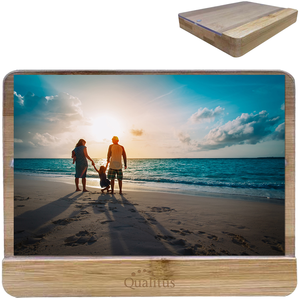 Product Photo 1 Holliston Bamboo Photo Frame, 4" x 6"