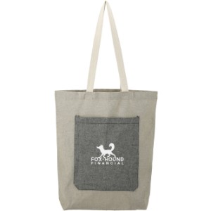 Recycled Cotton Pocket Tote - BT9033