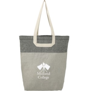 Recycled Cotton U-Handle Book Tote - BT9034