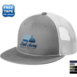 Port Authority® Structured Snapback Flat Bill Trucker Cap - WJ6479