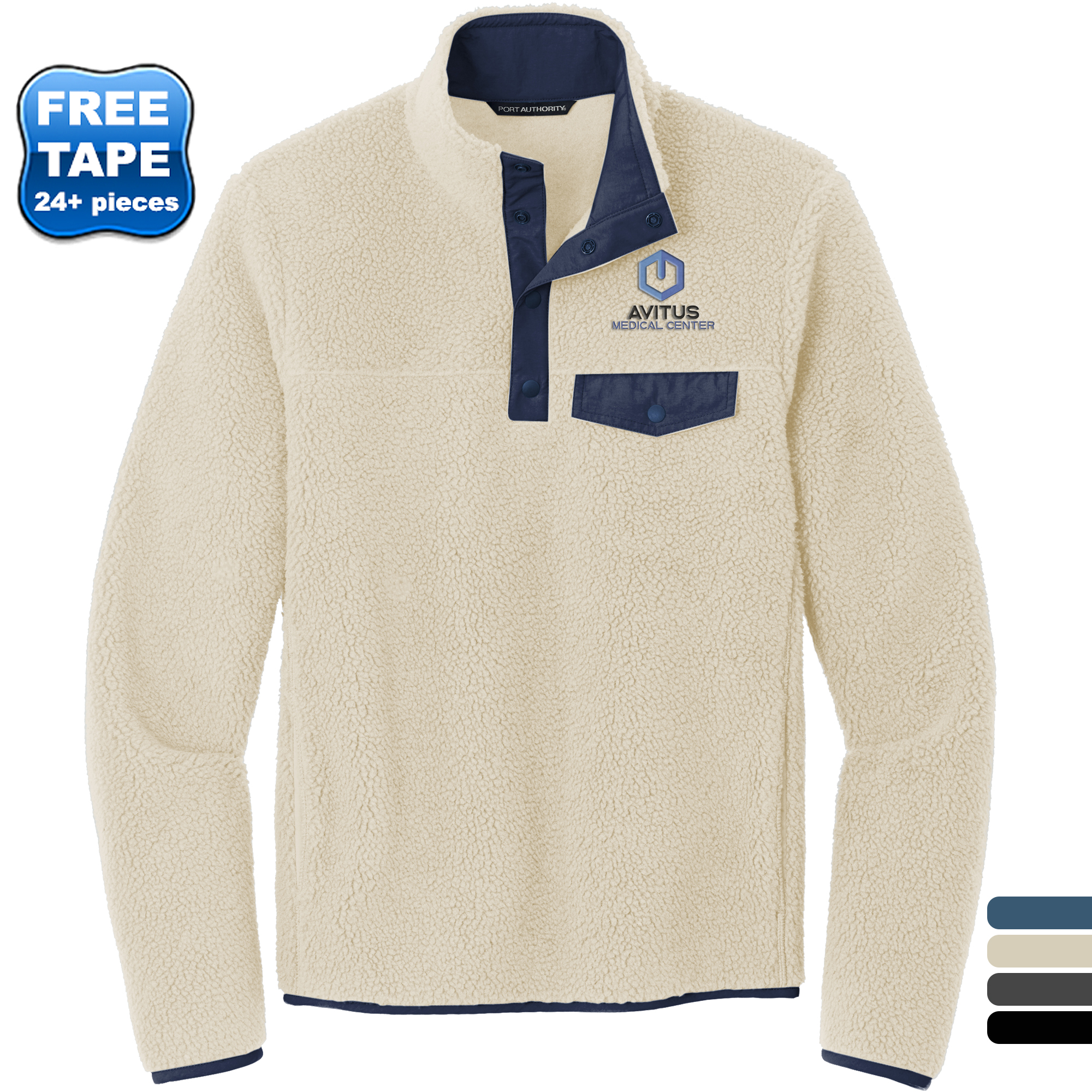 Product Photo 1 Port Authority® Camp Fleece Snap Men's Pullover