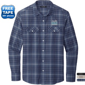 Port Authority® Long Sleeve Ombre Plaid Men's Shirt - WJ6465