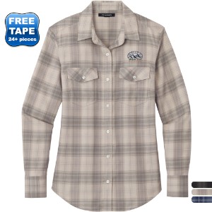 Port Authority® Long Sleeve Ombre Plaid Ladies' Shirt - WJ6466