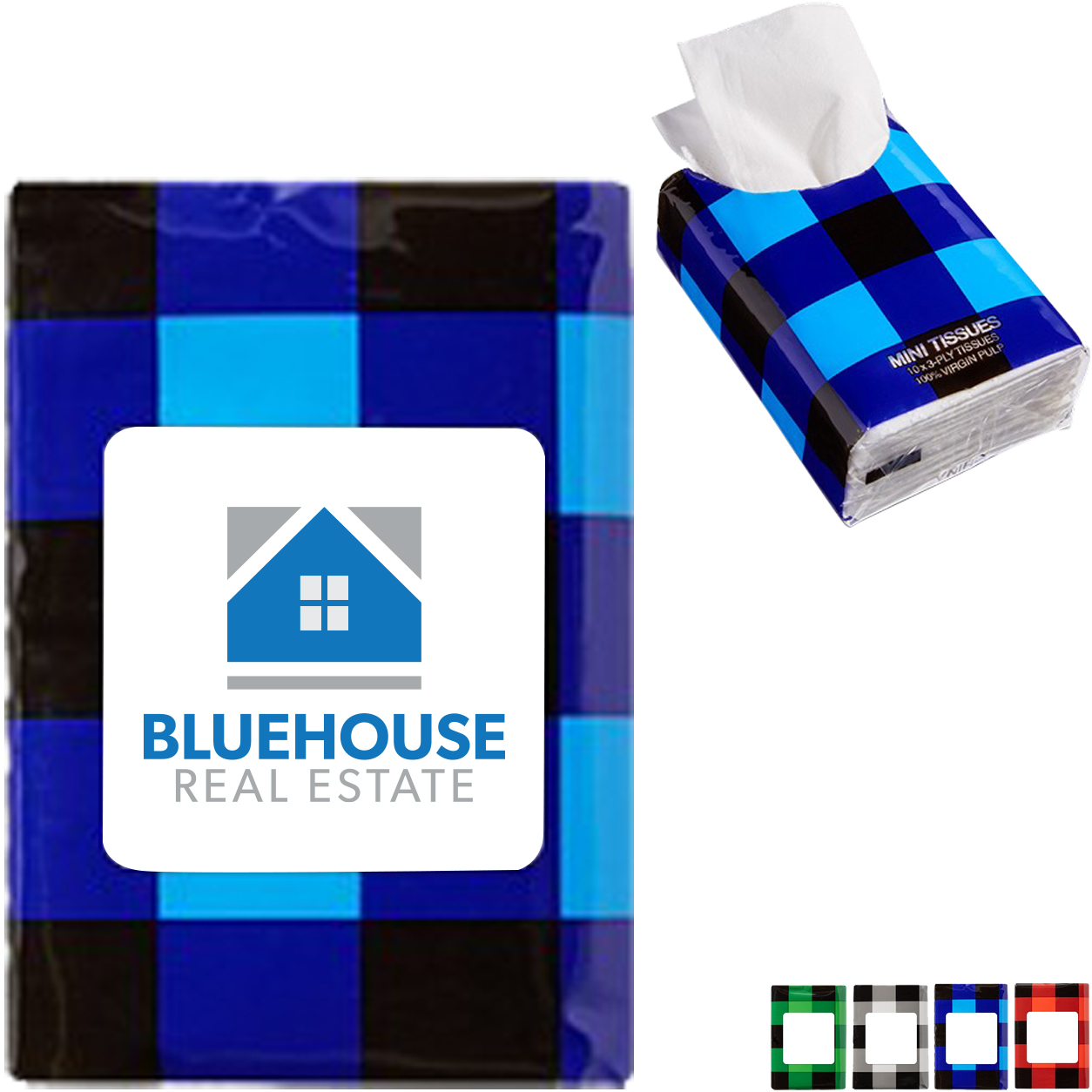 Product Photo 1 Buffalo Plaid Mini Tissue Packet