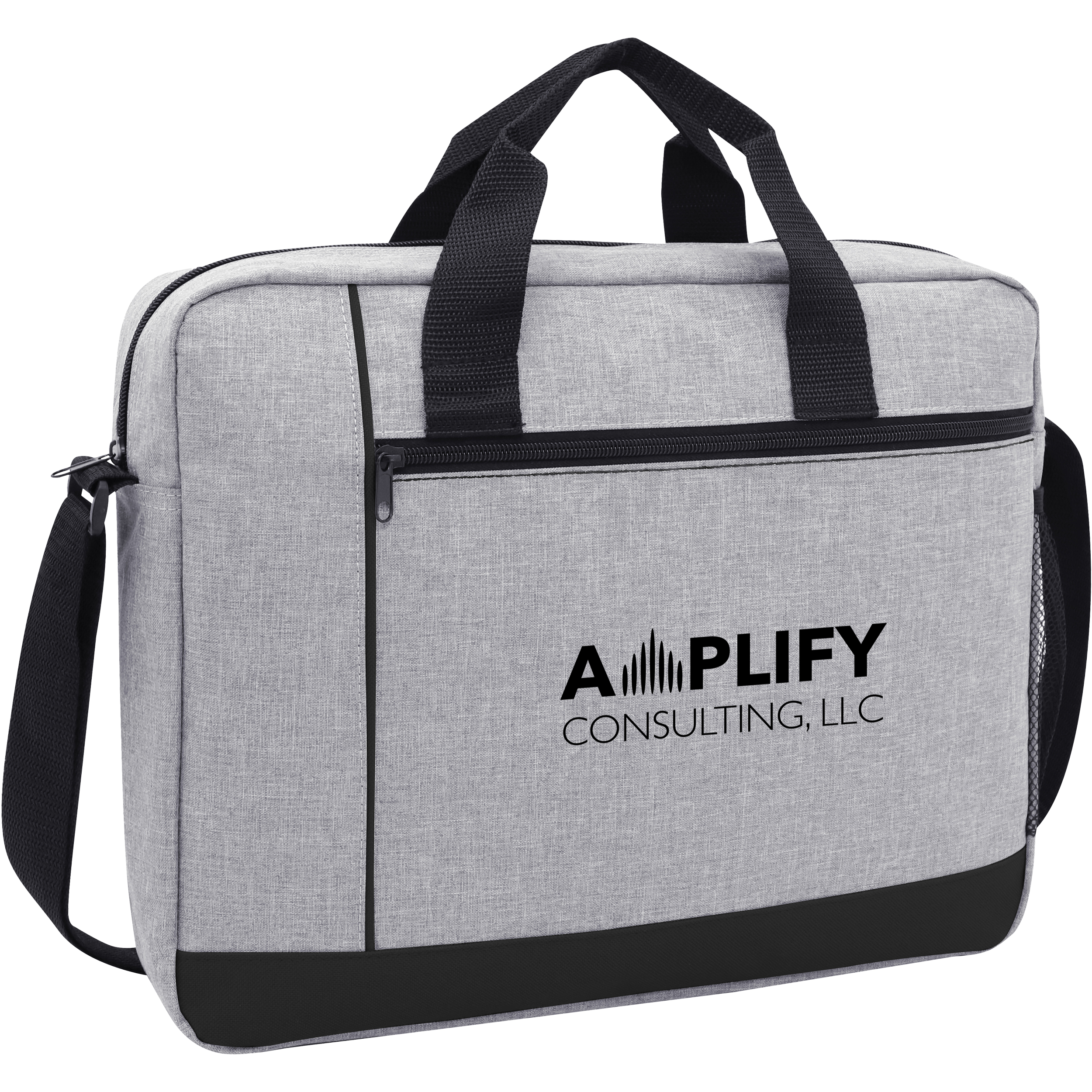 Product Photo 1 Hancock Heathered Polyester Laptop Briefcase