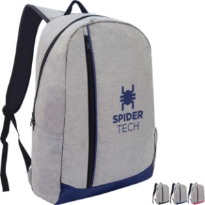 Hancock Heathered Polyester Laptop Backpack - HT9363