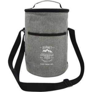 Gather Round Heathered Polyester Cooler Bag - HT9432